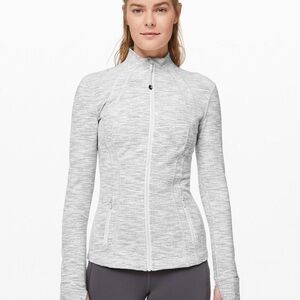 LULULEMON Define Jacket- Grey and White Stripes